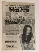 The Nanny Reunion Tv Guide Print Ad Fran Drescher TPA5 - £4.63 GBP