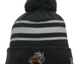 Cleveland Browns New Era Striped NFL Cuffed Knit Pom Pom Beanie Winter Hat  - £16.66 GBP