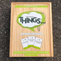 The Game of Things - Party Game In Wooden Box - Parker Brothers Complete... - $7.73