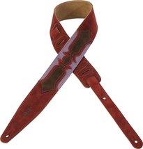 Levy&#39;s Leathers Guitar Strap (MS317ANX-BRG) - £49.04 GBP