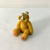 Avon Cherished Teddies Little Sparkles Mini Figurine August Peridot 1998 - $7.91