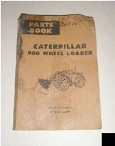 Caterpillar Cat 988 Wheel Loader Parts Book Manual - £20.40 GBP