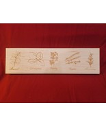 Spice kitchen wall plaque - $20.38 CAD