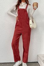 Carrying Your Love Buttoned Corduroy Overalls - £24.51 GBP