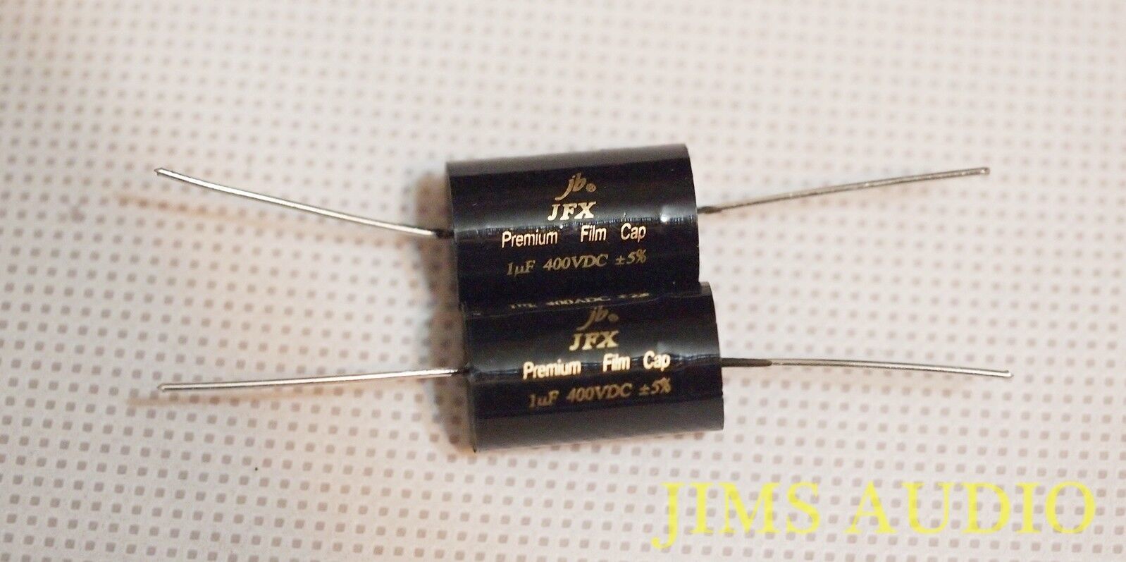 Primary image for JFX Premium MKP Capacitors for Audio 1.0uF 400VDC 1 matched pair super clarity !