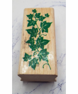 Inkadinkado Ivy Greenery Wood Mounted Rubber Border Stamp 4057 - $95.30 MXN