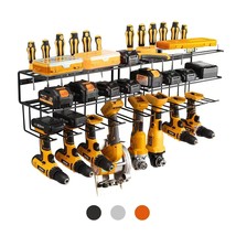 Power Tool Organizer For Tool Storage,Drill Holer Wall Mount,Storage Rack For Ga - £54.34 GBP