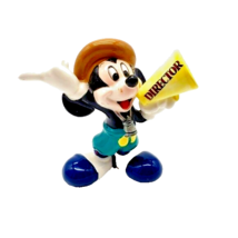 Disney Japan Mickey Mouse Director Figurine Vintage 1987 - £13.23 GBP