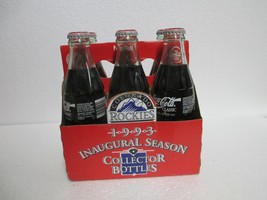 Coca-Cola 1993 Colorado Rockies 6 Pack  with 6 Coke Bottles - £11.30 GBP