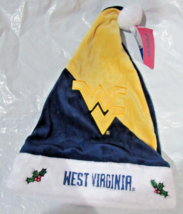 NCAA West Virginia Mountaineers Season Spirit Yellow &amp; Blue Basic Santa ... - £19.51 GBP