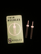 Vintage pack of Twin Needles (made in Japan) 2 original needles included