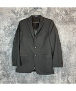 Ralph Ralph Lauren Sport Coat Mens 40L Black Striped Blazer 2 Button Woo... - $21.09