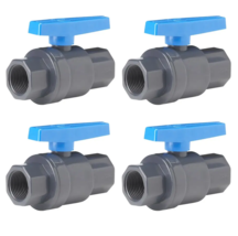 Ball Valve 1&quot; PVC FIP Full Port Quarter-Turn Lever, Homewerks VBVP80LTB5... - $31.67