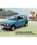 1971/1972 Honda 600 COUPE brochure catalog sheet US 71 Z600 - $10.00
