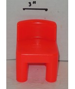 Vintage Little Tikes Dollhouse Red Chair Replacement - $298.68 MXN