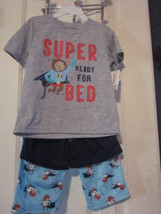 Nwt - Carter&#39;s &quot;Super Ready For Bed&quot; Boys Size 3T Short Sleeve 3-PC Sleepwear - £15.01 GBP