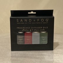 Sand + Fog Holiday Set Fragrance Diffuser Oils Collection Of 4 Classic Scents - $24.99