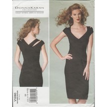 Vogue 1280 Donna Karan Bandage Cocktail Dress LBD Pattern Size 12 14 16 ... - $24.49