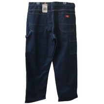 Dickies Men&#39;s Denim Blue Jeans Carpenter Utility Occupational Wear W38 Altered - £23.34 GBP