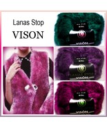 Vison Fur Vegan Yarn by Lanas Stop - 50 g/52m - Scarves Vest Sweaters Kn... - $14.00+