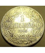 Rare South Africa 1895 Silver Shilling~One Of The Key Dates - £160.35 GBP