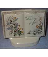 Royal Windsor Ceramic Thinking of You Book Planter - $9.53 CAD