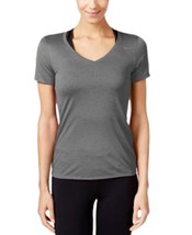 Nike Womens Legend V Neck Short Sleeve T-Shirt Size Medium Color Gray - £27.22 GBP