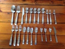 Set 22 pc Gourmet Settings Stainless CIRCUS Silverware Flatware Forks Sp... - £47.40 GBP