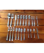 Set 22 pc Gourmet Settings Stainless CIRCUS Silverware Flatware Forks Sp... - £47.81 GBP