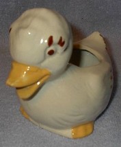 Unmarked Old Vintage Pottery Duck Planter Cute - £4.83 GBP