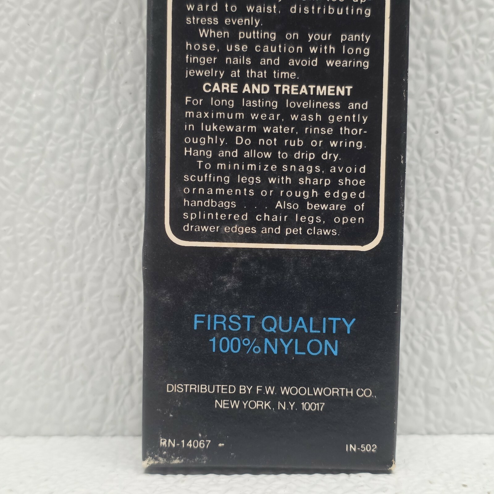 Vintage Woolworth Woolco One Size Suntone Pantyhose 100% Nylon In Box Item image 8