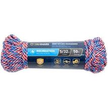 Tru-guard 642601 Recreation 550 Nylon Paracord, Patriot, 5/32&quot; X 100&#39; - $29.51 CAD