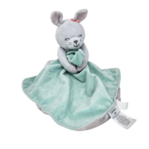 CARTER&#39;S GREY BABY BUNNY RABBIT SECURITY BLANKET STUFFED ANIMAL PLUSH RA... - £29.27 GBP