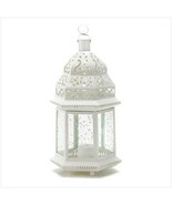  Large White Moroccan Lantern - £31.44 GBP