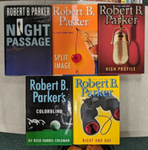 Robert B Parker Jesse Stone Hardcover Lot Night Passage Split Image x5 - $24.74