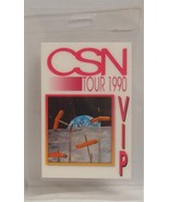 CROSBY STILLS &amp; NASH - VINTAGE ORIGINAL CONCERT TOUR LAMINATE BACKSTAGE ... - $12.00