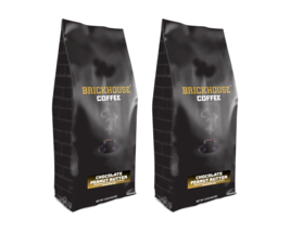 Brickhouse Ground Coffee, Chocolate Peanut Butter, 2 bags (12oz each) - £17.22 GBP