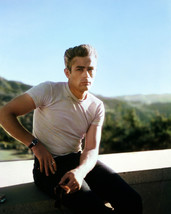 James Dean in Rebel Without a Cause in white t-shirt Griffith Park Obser... - £54.84 GBP