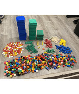 HUGE LOT Base 10 Blocks Math Manipulatives Learning Home School Educational - $212.86