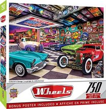 MasterPieces 750 Piece Jigsaw Puzzle for Adults and Family - Wayne&#39;s Garage - 18 - £15.37 GBP