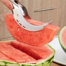 Watermelon Artifact Slicing Knife Knife Corer Fruits Vegetables Stainless Steel - £6.38 GBP