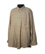 NAUTICA Houndstooth Plaid Button Down Long Sleeve Shirt XL - $31.36
