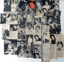 MICHAEL J FOX ~ Thirty-Two (32) Color and B&amp;W Vintage Clippings from 1983-1985 - £5.24 GBP