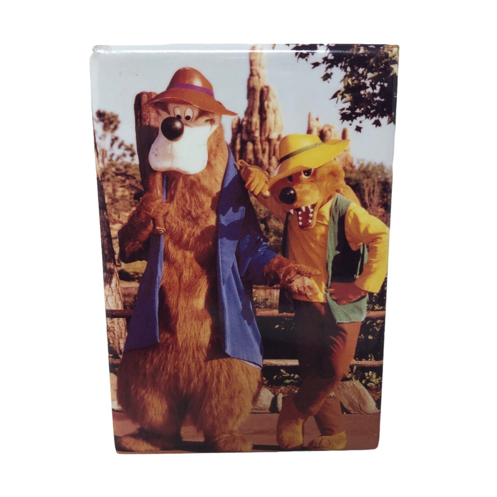 Primary image for VTG Disney ATA-BOY Disneyland Splash Mountain Br'er Fox Bear Fridge Magnet 3"