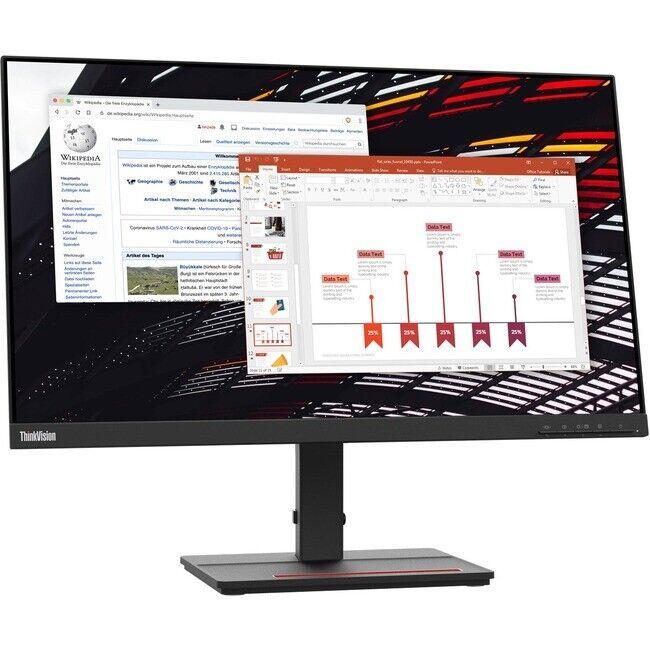 Primary image for Lenovo ThinkVision S24e-20 23.8" FHD 1920x1080 60Hz 4ms WLED LCD Monitor