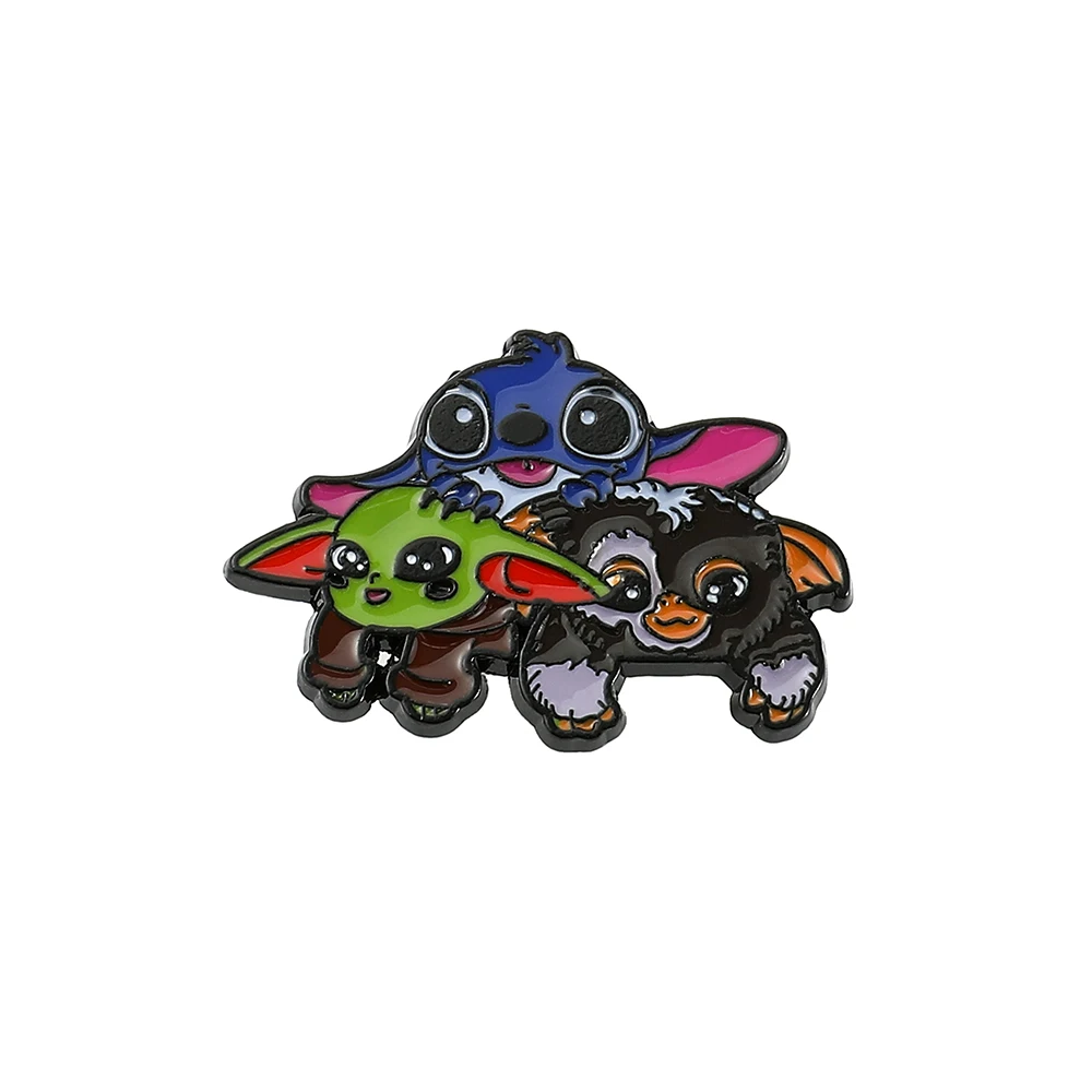 Stitch Lapel Pins for Backpack Accessories Cartoon Lilo Stitch -Anime Badge - $1.68
