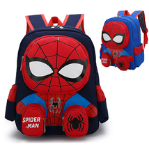 Spiderman Backpacks Super Heroes Student School Bag Cartoon Stereo Kindergarten  - £15.17 GBP