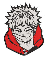 Anime Embroidery Pattern Yuji Itadori Laughs - $6.93 CAD