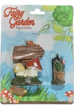 Fairy Garden Figurines 2pc-Pack Fairy Crossings Fairy Accessory Mini Fig... - £5.57 GBP
