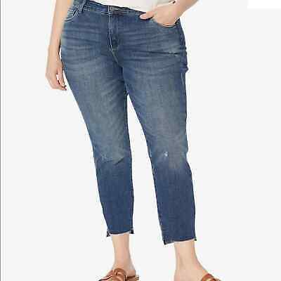 Primary image for NWT KUT from the Kloth High Ruse Ankle Straight Jeans Size 14 Light Wash